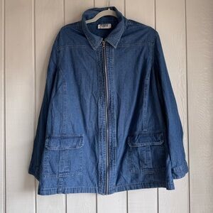 Vintage Mainstream Blues Lightweight Denim Jacket